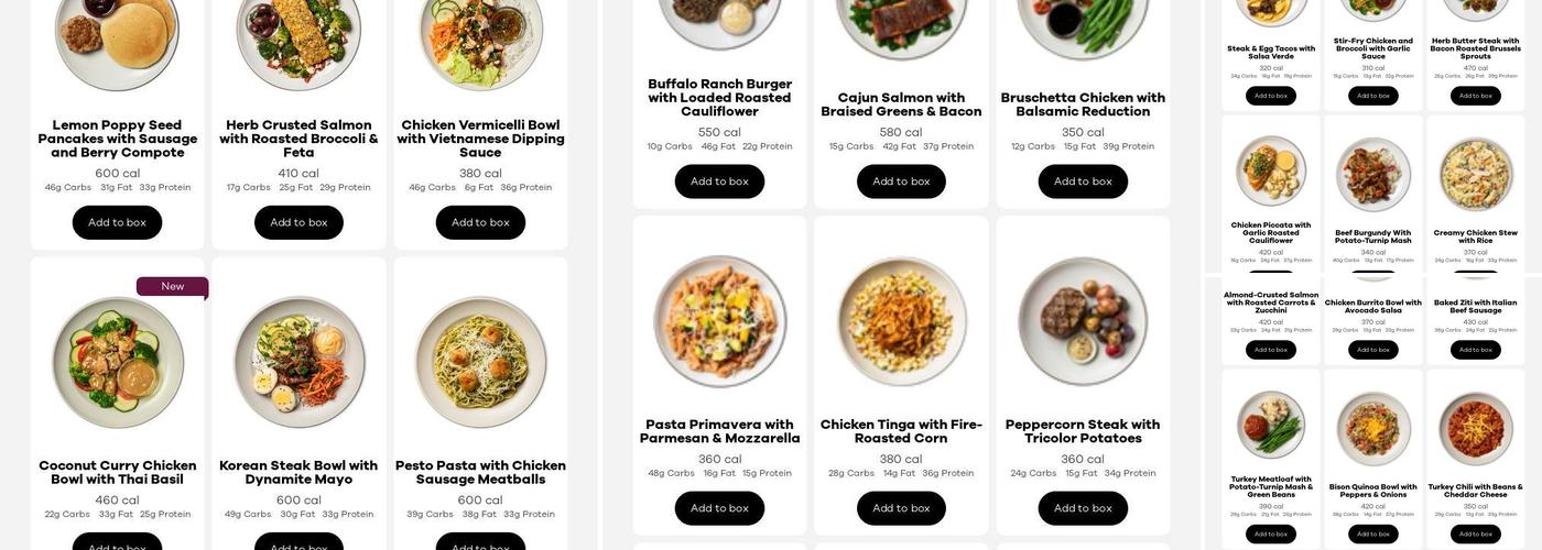 Snap Kitchen - Arbor Trails Menu