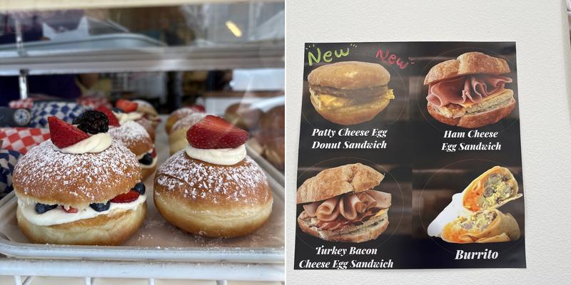 Manna Donuts E. Berry Menu