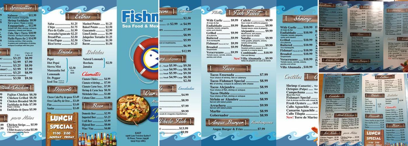 Fishmart Menu