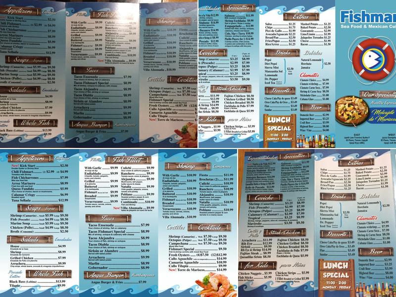 Fishmart Menu