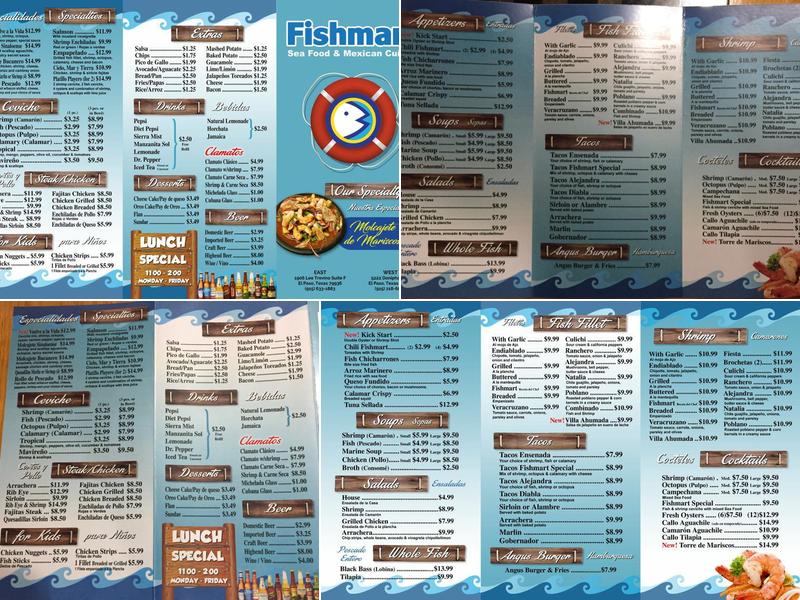 Fishmart Menu