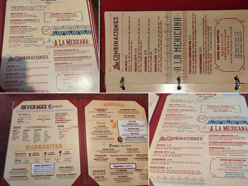 Carlos and Mickey's Mexican Restaurant & Cantina Menu