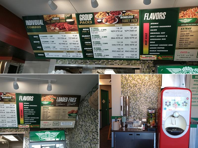Wingstop Menu