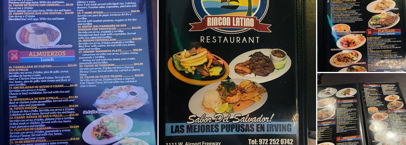 Rincon Latino #2 Menu