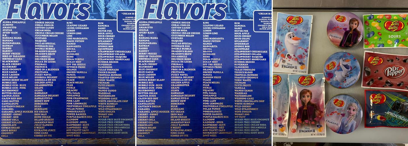 The Pop Stop & SnoBall Stop Menu