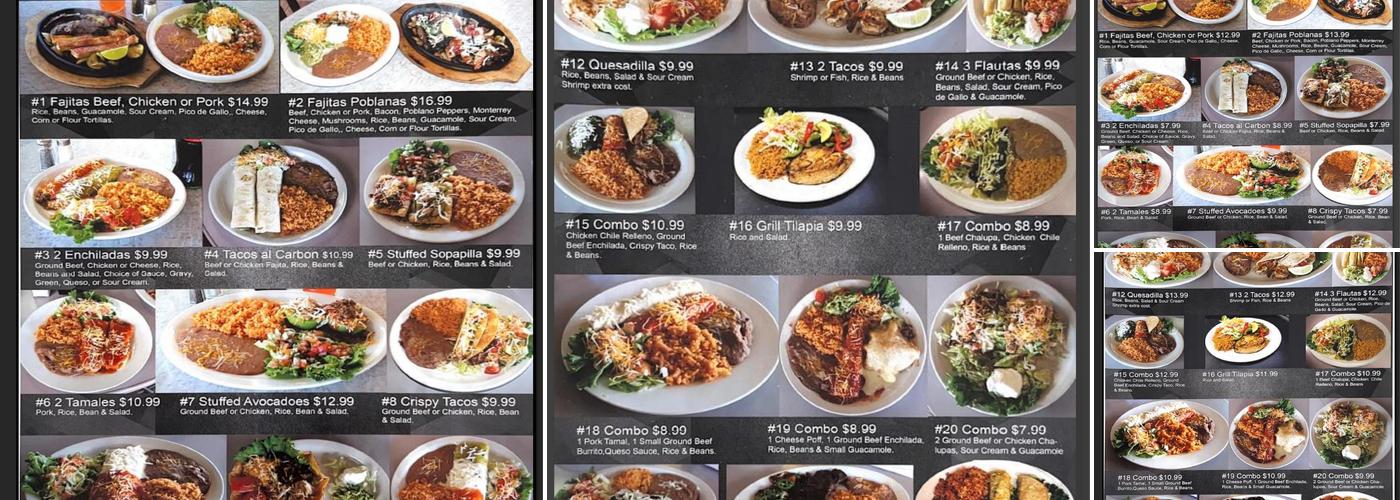 David’s Mexican Restaurant Menu