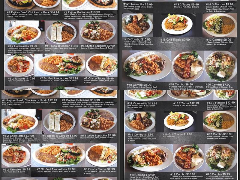 David’s Mexican Restaurant Menu