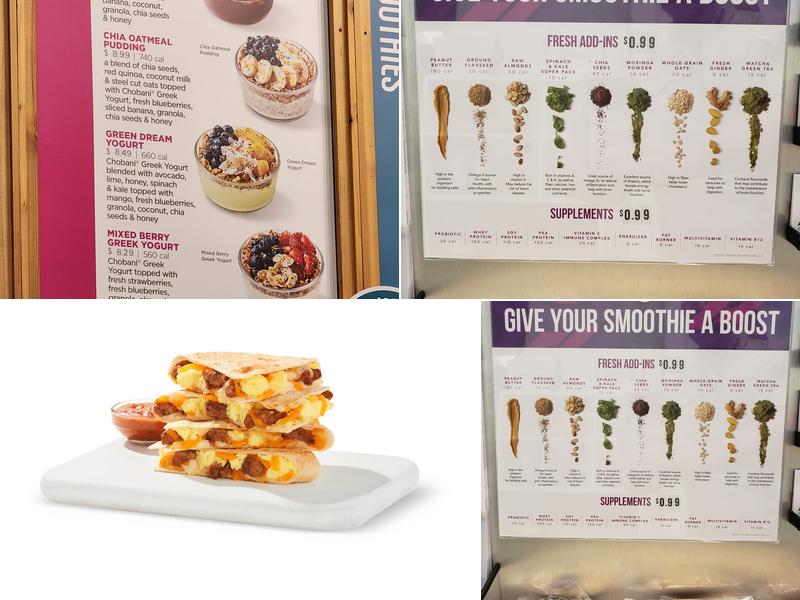 Tropical Smoothie Cafe Menu