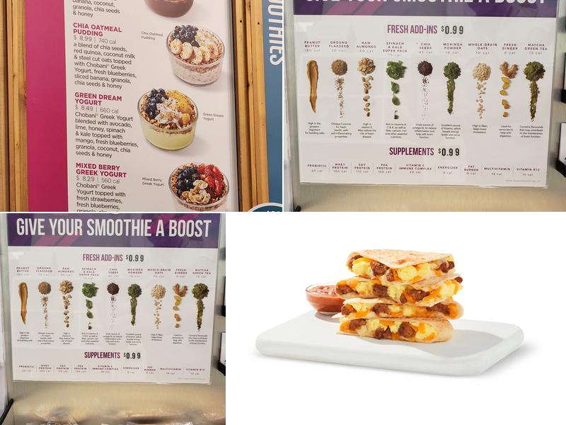 Tropical Smoothie Cafe Menu