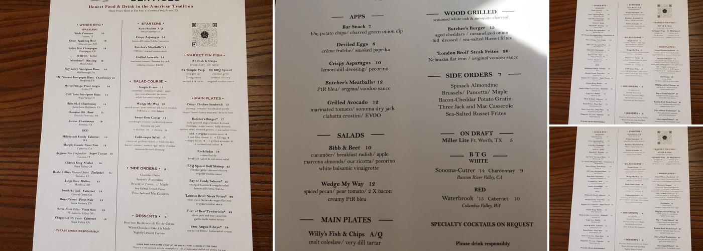 Neighborhood Services Menu