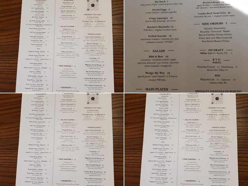 Neighborhood Services Menu