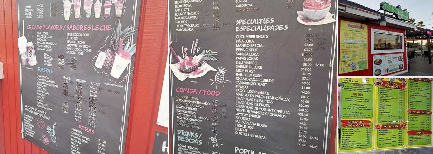 Raspadin Menu