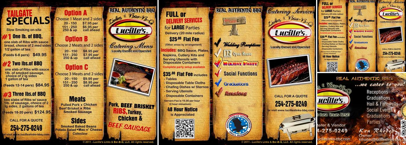 Lucilles Competition BBQ & Catering Menu