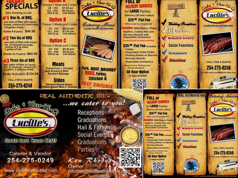 Lucilles Competition BBQ & Catering Menu