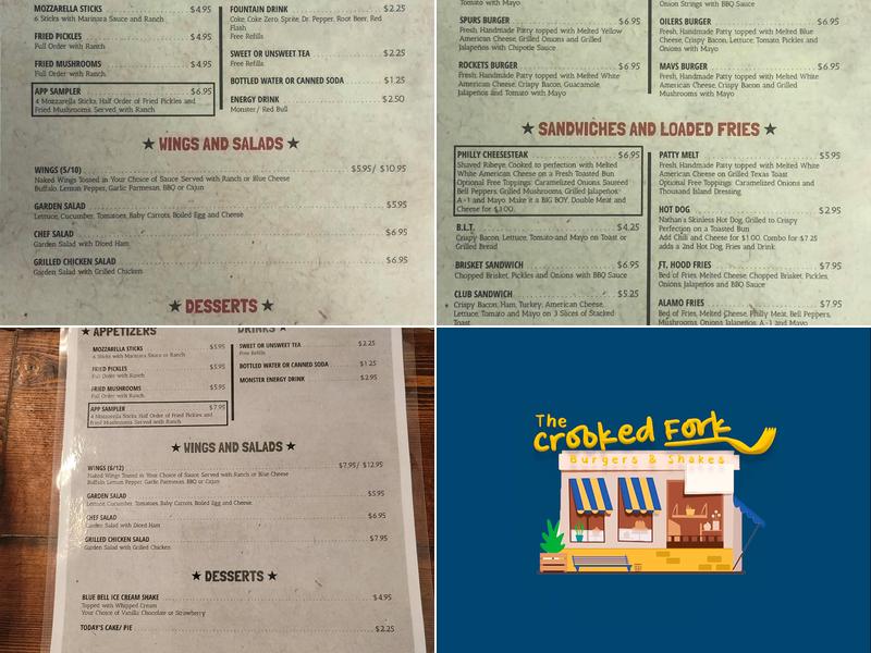 Crooked Fork Menu