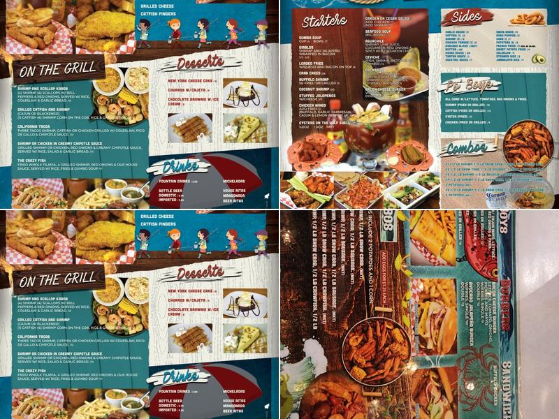 Cajun Crab & Shrimp Bar & Grill Menu