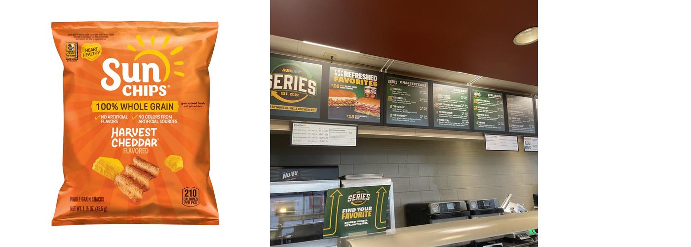 Subway Menu
