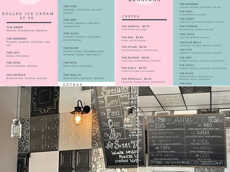 Roll Shack Menu