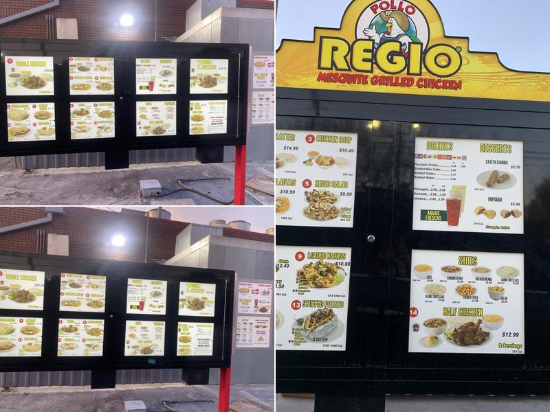 Pollo Regio Menu