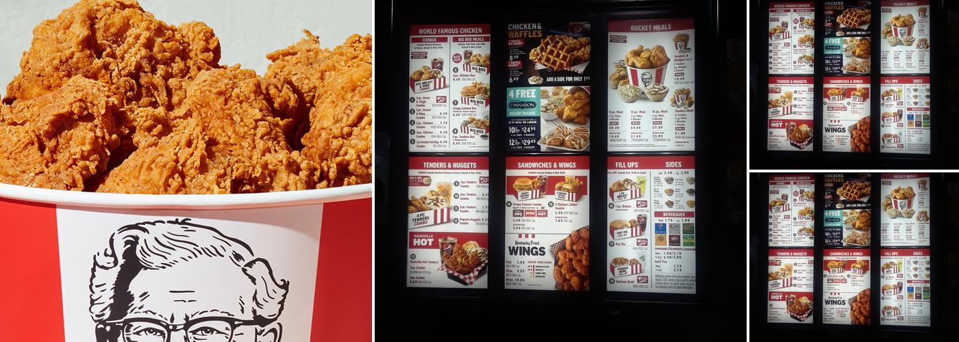 KFC Menu