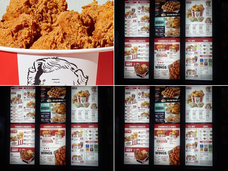 KFC Menu