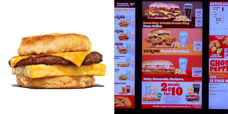 Burger King Menu