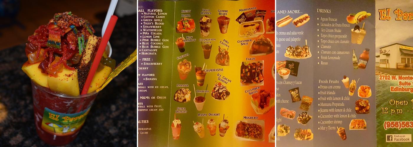 El Parasol Menu