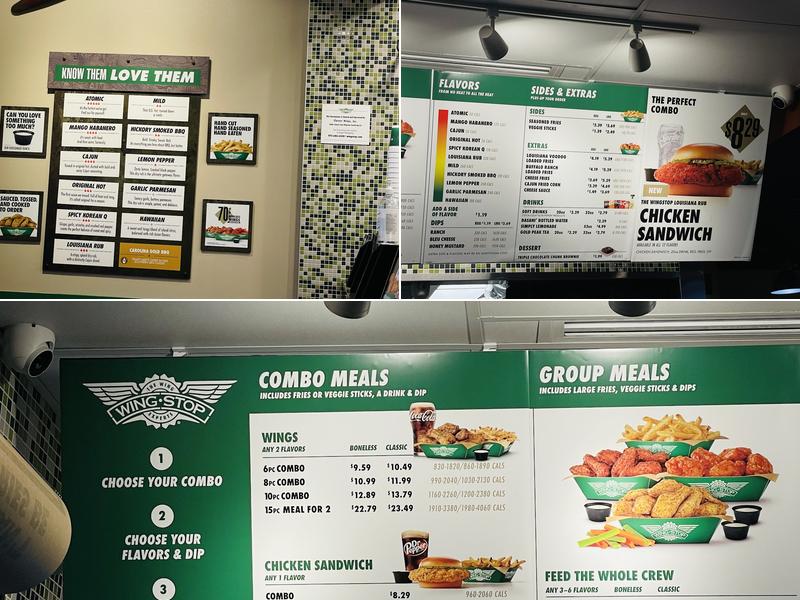 Wingstop Menu