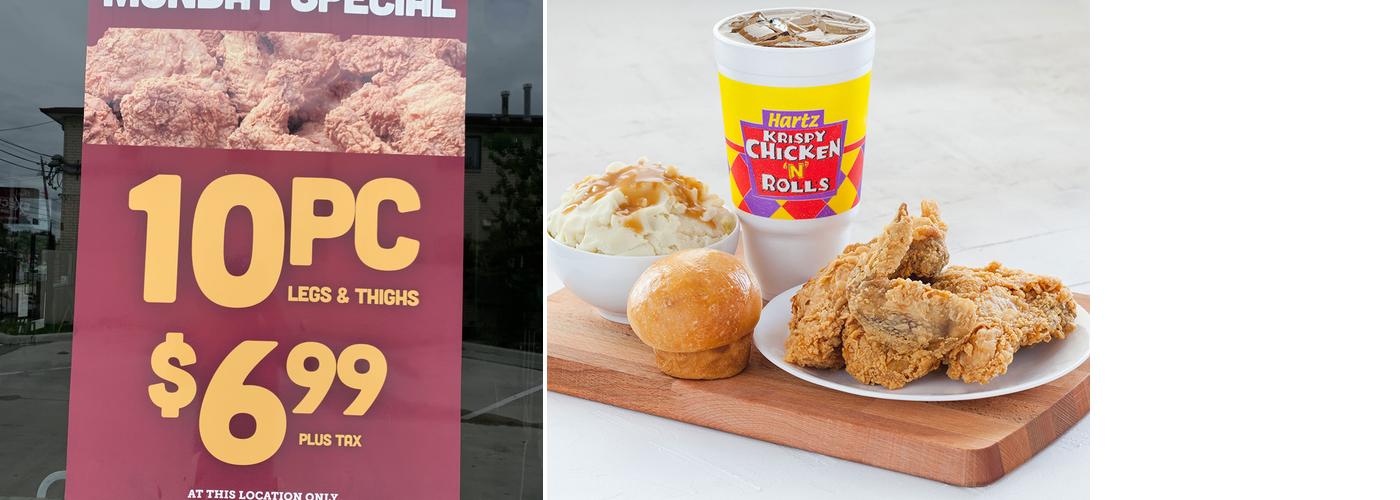 Hartz Chicken Buffet Menu