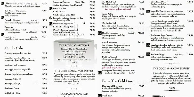 The Republic Grill Menu