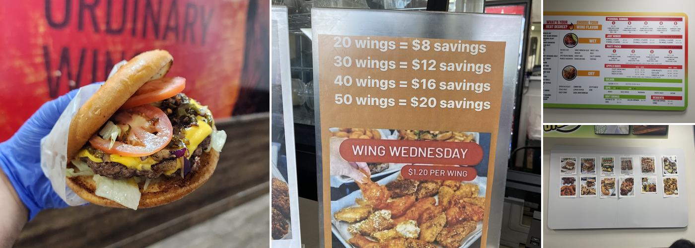 Wing Station Menu