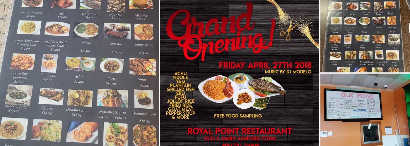 Royal Point Menu