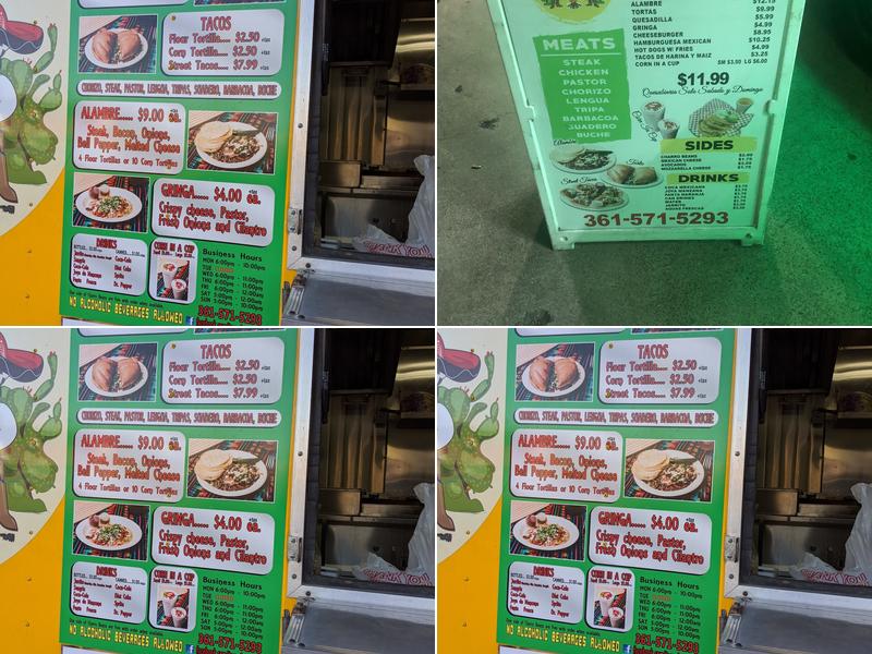 Tacos 2 Compadres Menu