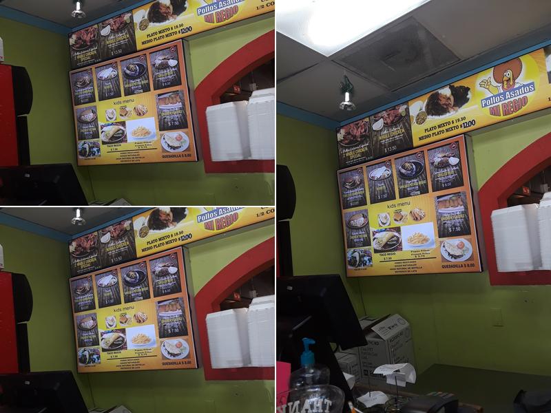 Pollos Asados Mi Regio Menu