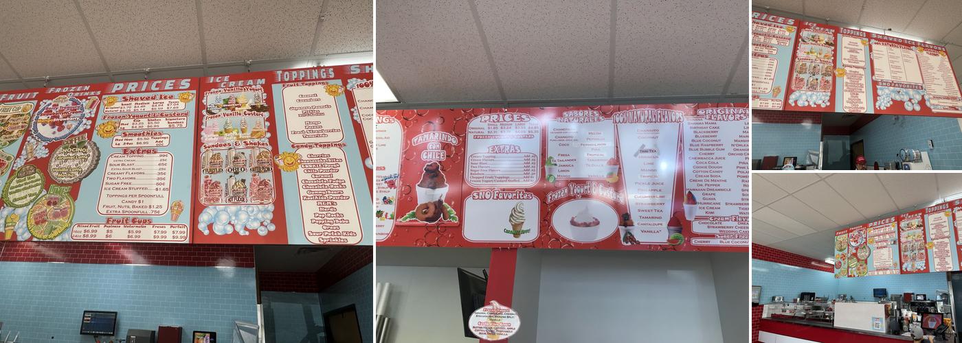 SNO Menu