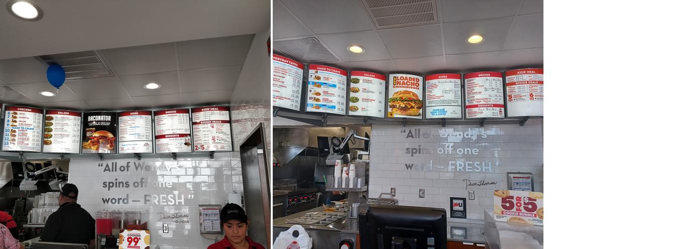 Wendy's Menu