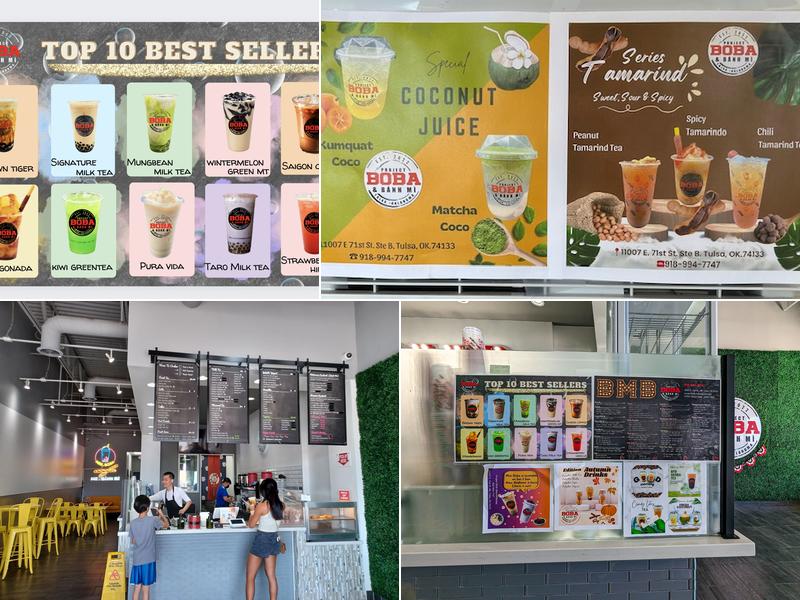 Project BMB (BánhMì Boba) Menu