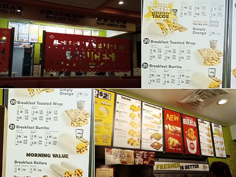 Del Taco Menu