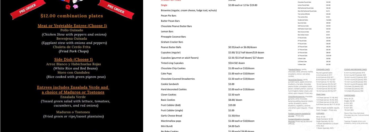 The Whisk It Shoppe Menu