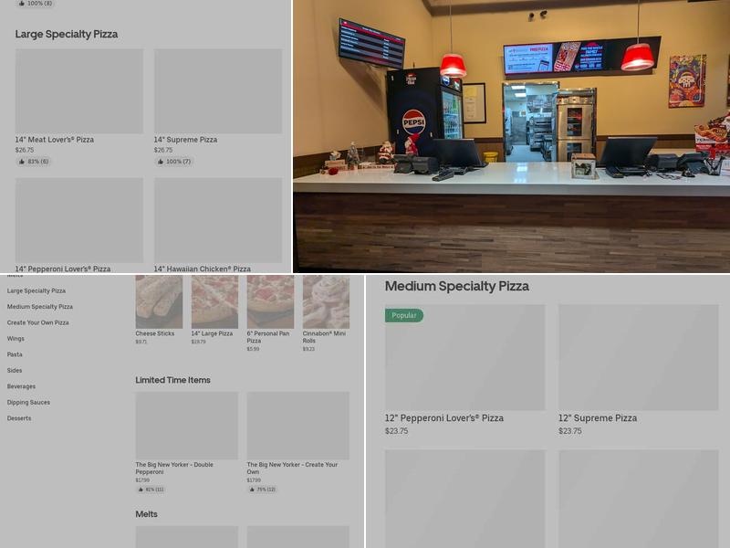 Pizza Hut Menu