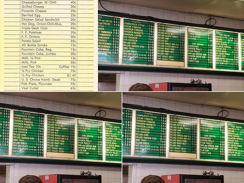Clock Drive-In Menu