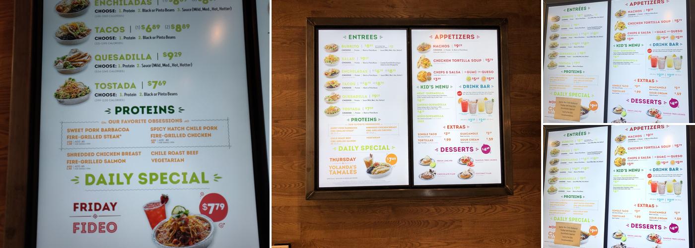Cafe Rio Fresh Modern Mexican Menu