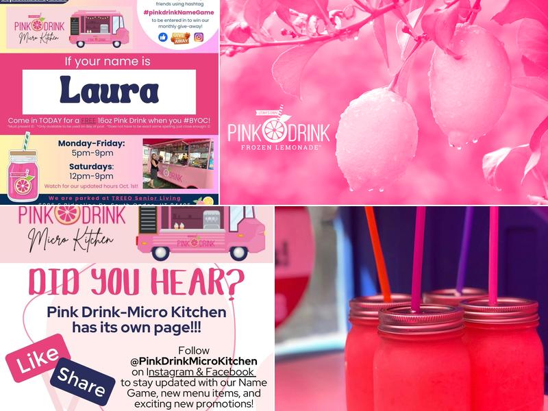 Utah's Own Pink Drink - Frozen Lemonade