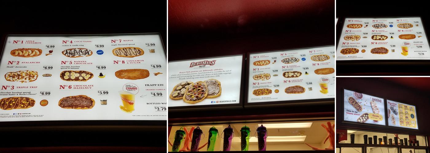 BeaverTails Menu