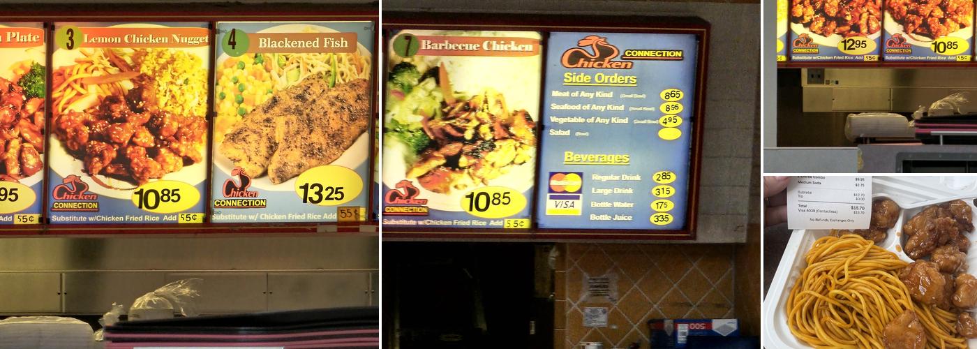 Chicken Connection Menu