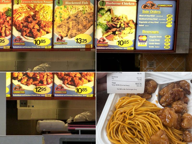 Chicken Connection Menu
