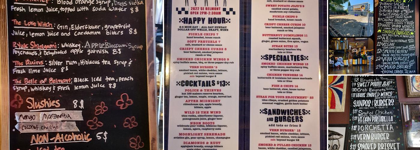 The Vern Menu