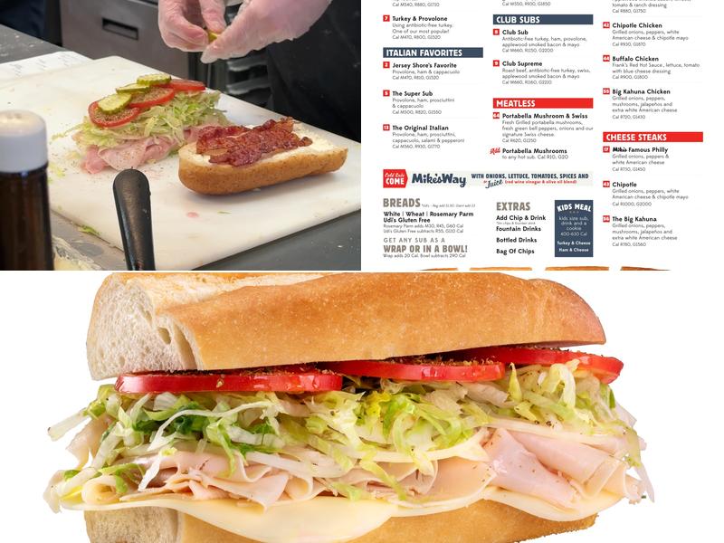Jersey Mike's Subs Menu