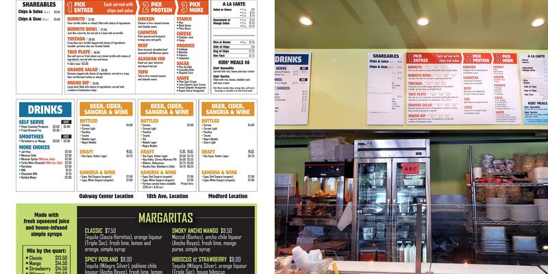 Mucho Gusto Menu