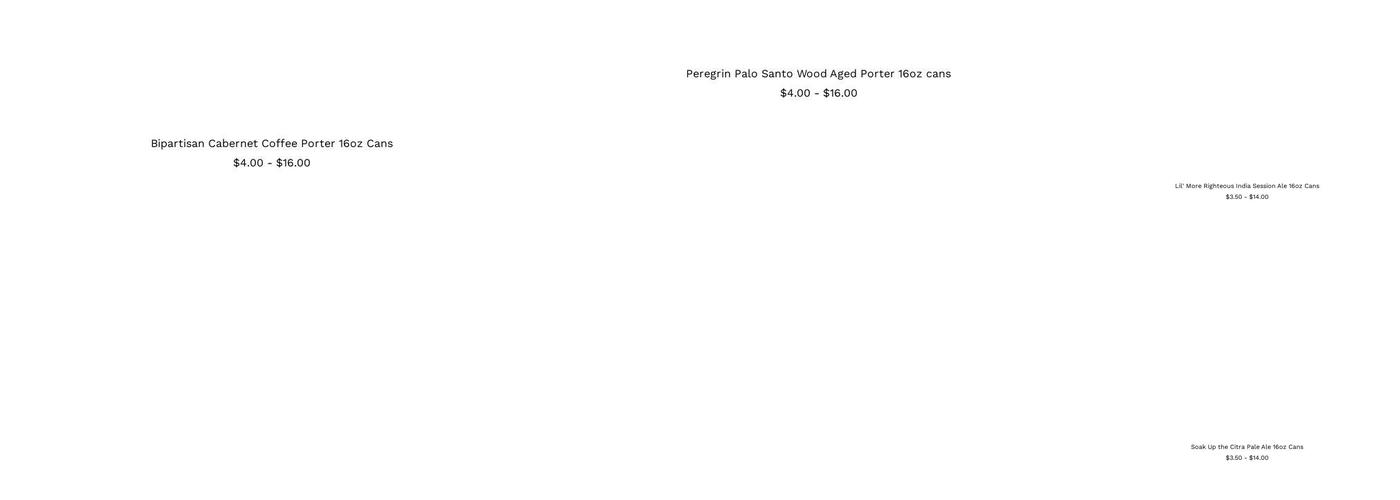 Montavilla Brew Works Menu